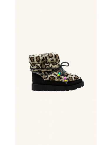 FUR SNOW BOOTS LEOPARD de la marque