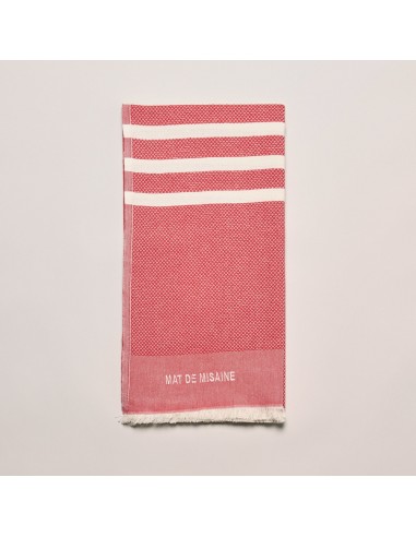 Fouta rayée en coton Les êtres humains sont 