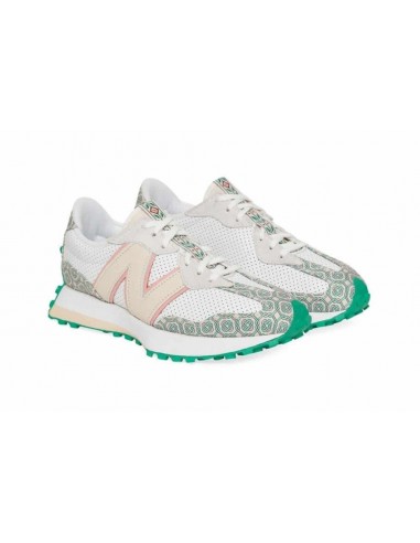 CASABLANCA X NEW BALANCE 327 MONOGRAM WHITE GREEN Pour