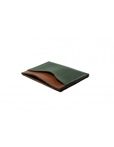 COWHIDE PINE GREEN CARD HOLDER vous aussi creer 