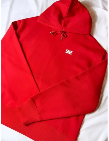 SWEAT-SHIRT CAPUCHE OVERSIZE ROUGE en ligne des produits 